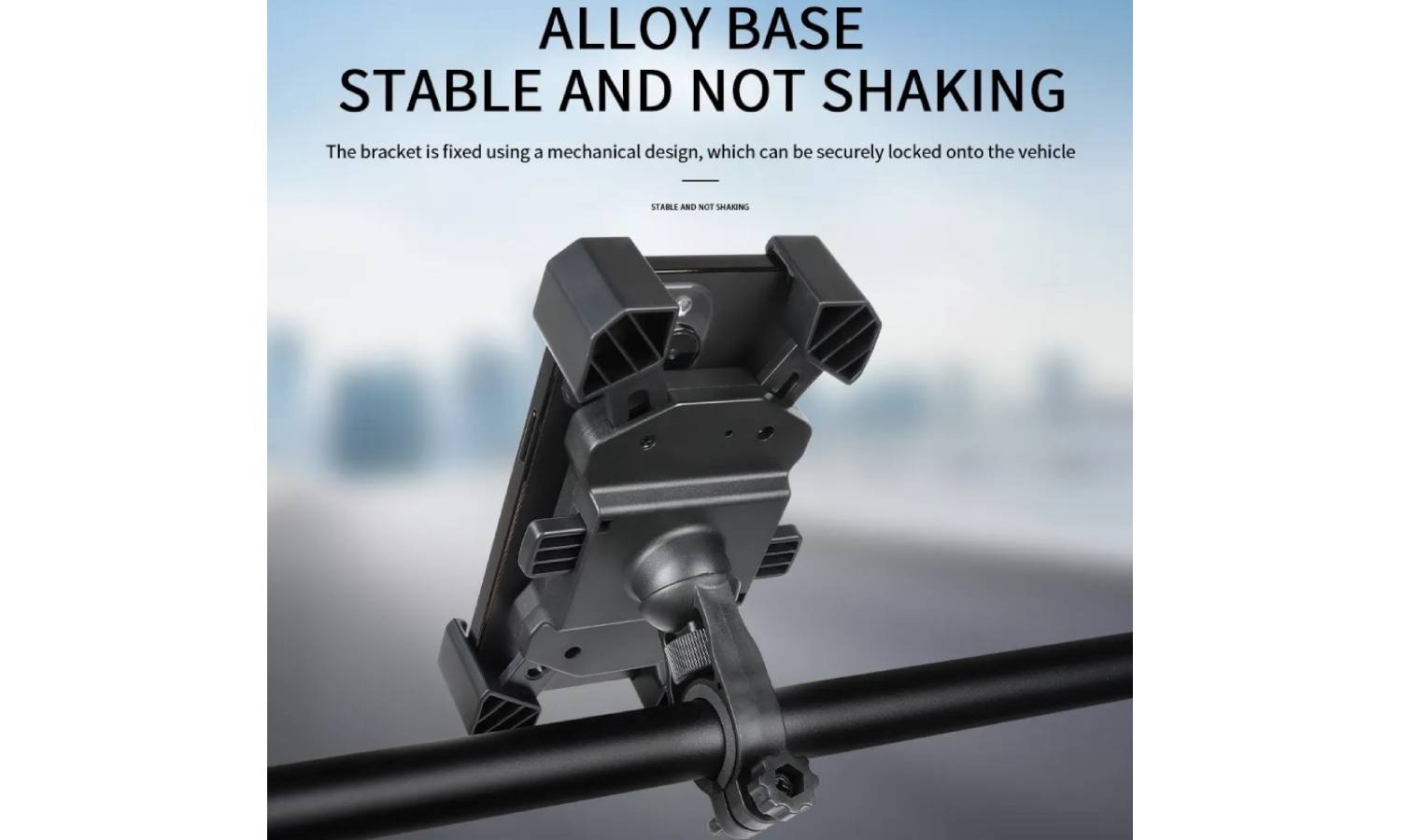 Елотримач смартфона BauTech HW129 для телефону, авто фіксація чорний 4