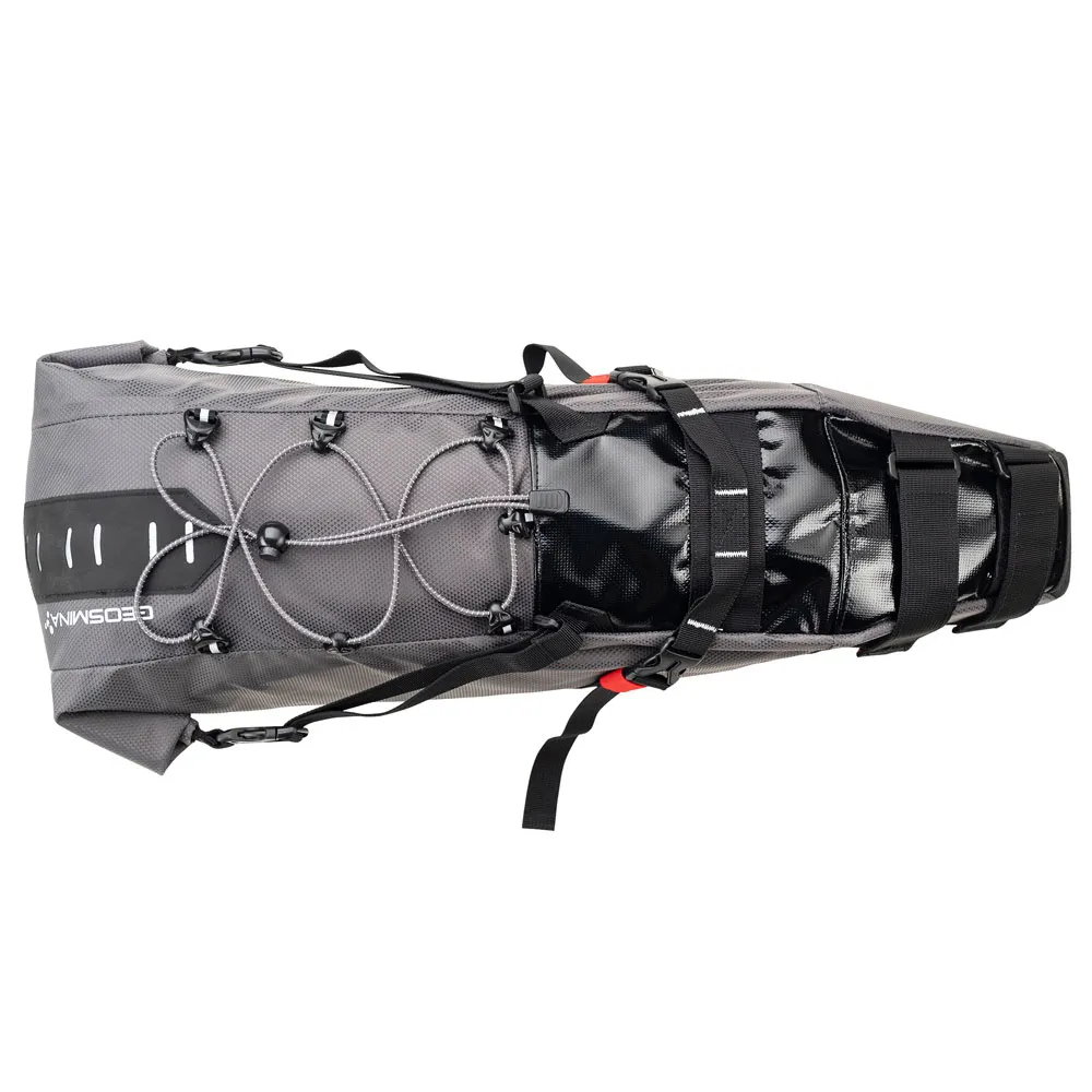 Сумка підсідельна GEOSMINA Large Seat Bag (15L), 520г, Сіра 2
