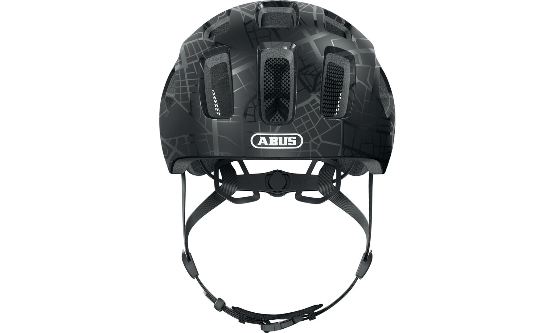 Велошлем детский ABUS YOUN-I 2.0 Street Art, размер M (52-57 см), темно-серый 2