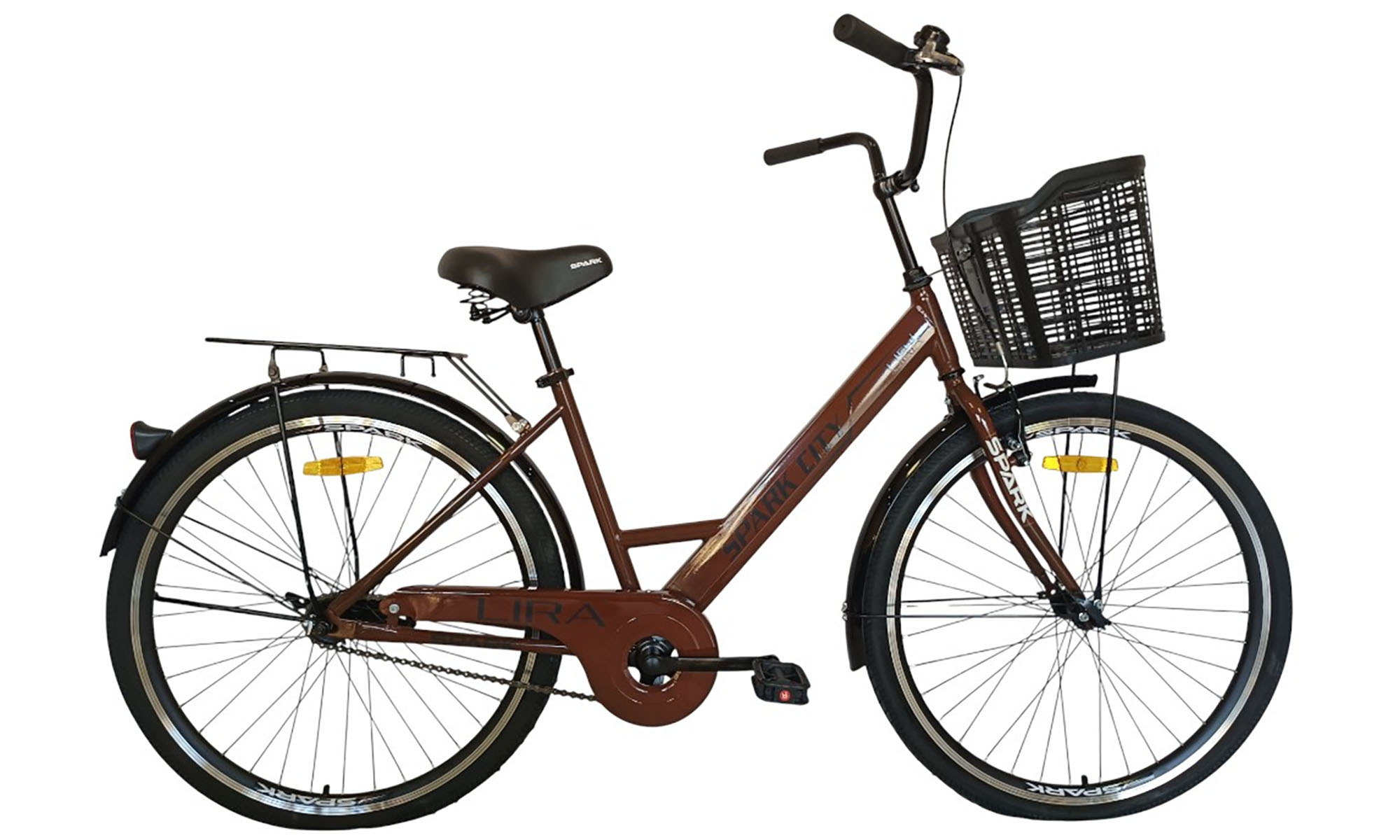 Велосипед SPARK CITY LIRA 26", размер M, рама 17", год 2026, коричневый 