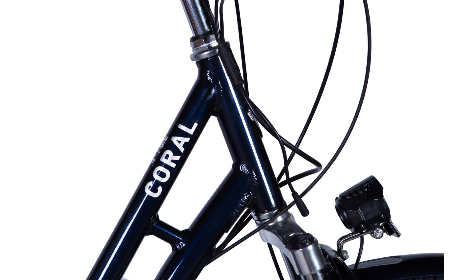 Фотографія Электровелосипед Dorozhnik eCORAL 28" размер L рама 19" 500W 48B 12.5 Ah темно-синий 2