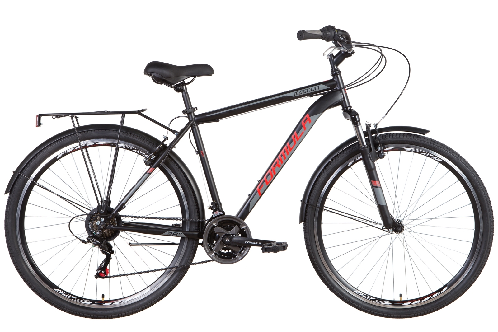 Велосипед Formula MAGNUM AM 28" размер L рама 20,5 2022 Черно-красный