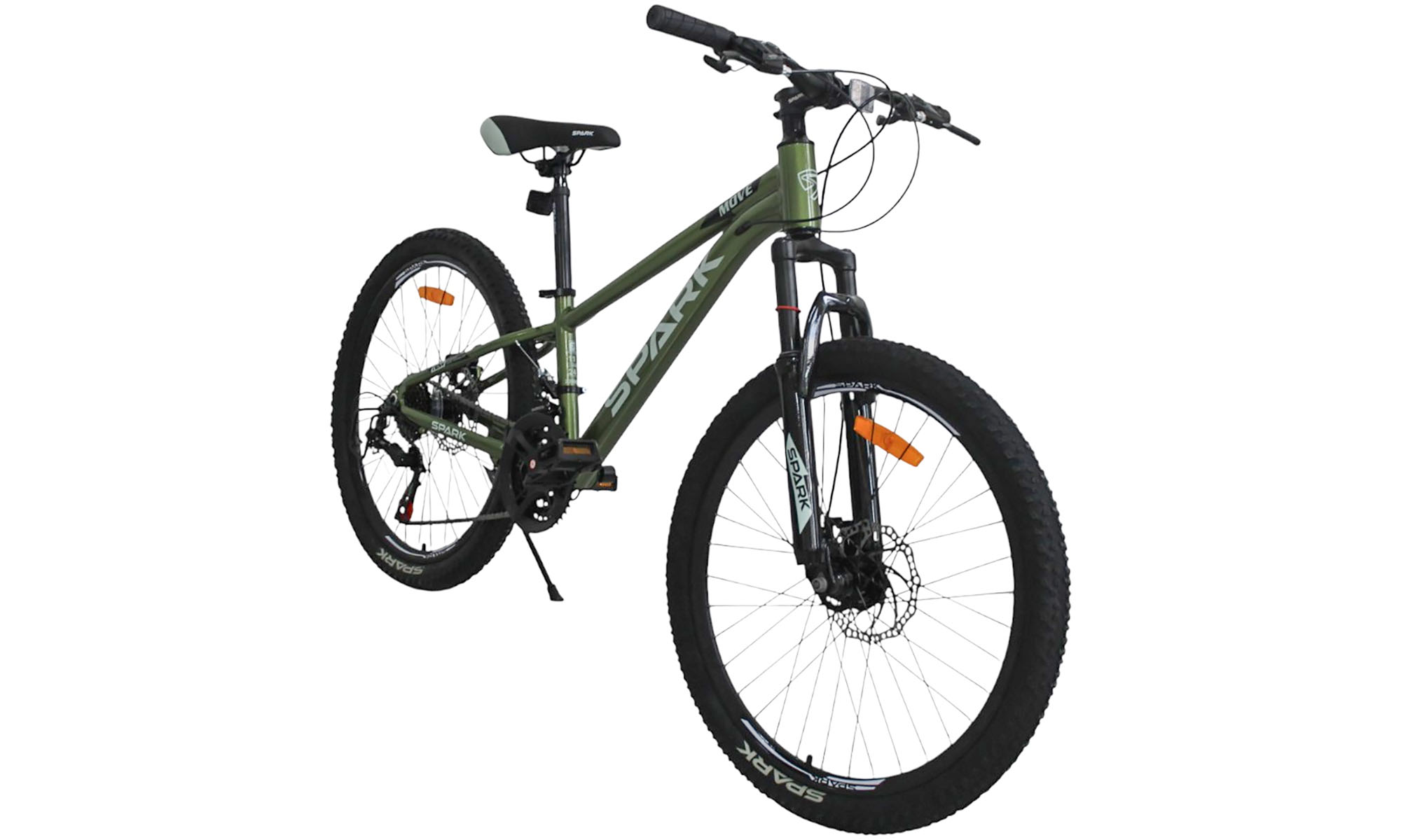 Велосипед SPARK MOVE 24", розмір XXS, рама 11", рік 2026, темно-зелений 3