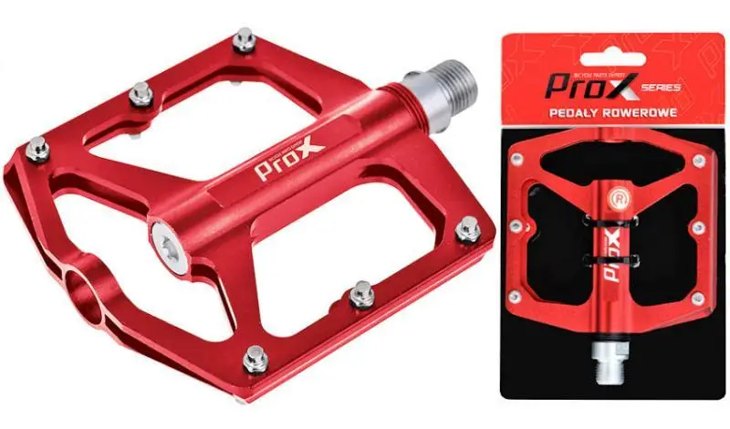 Педалі ProX Stig 25 Alu, Пром. вісь cr-mo, Червоний 2
