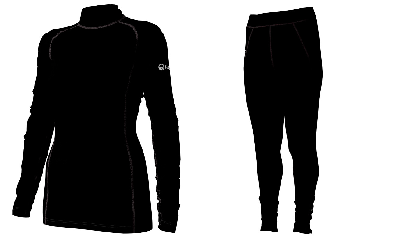 Термобілизна жіноча Halti Prime set, розмір 38 black 3