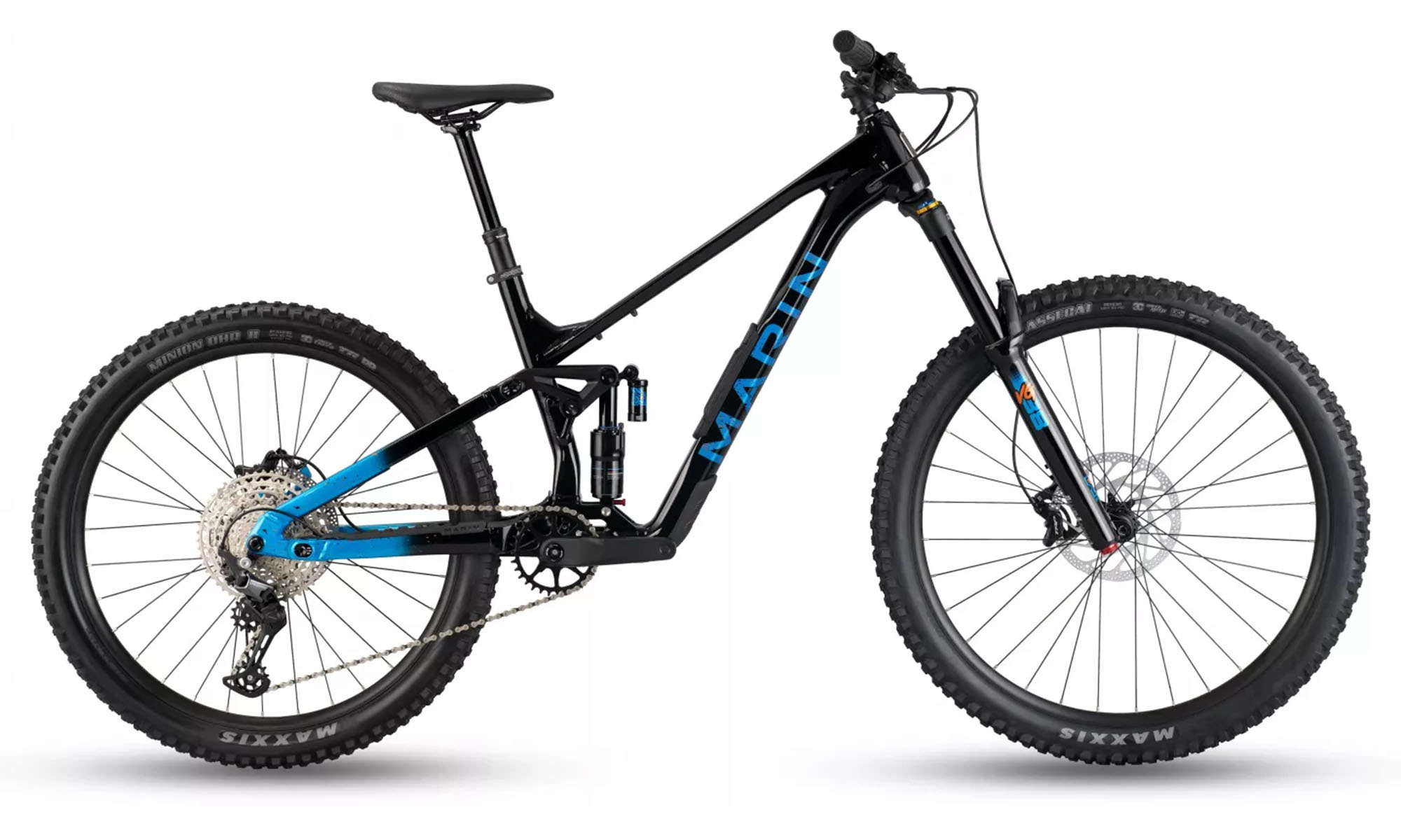 Велосипед Marin Alpine Trail 1, Mullet 27.5 / 29", размер L, год 2026, Черный / Синий 