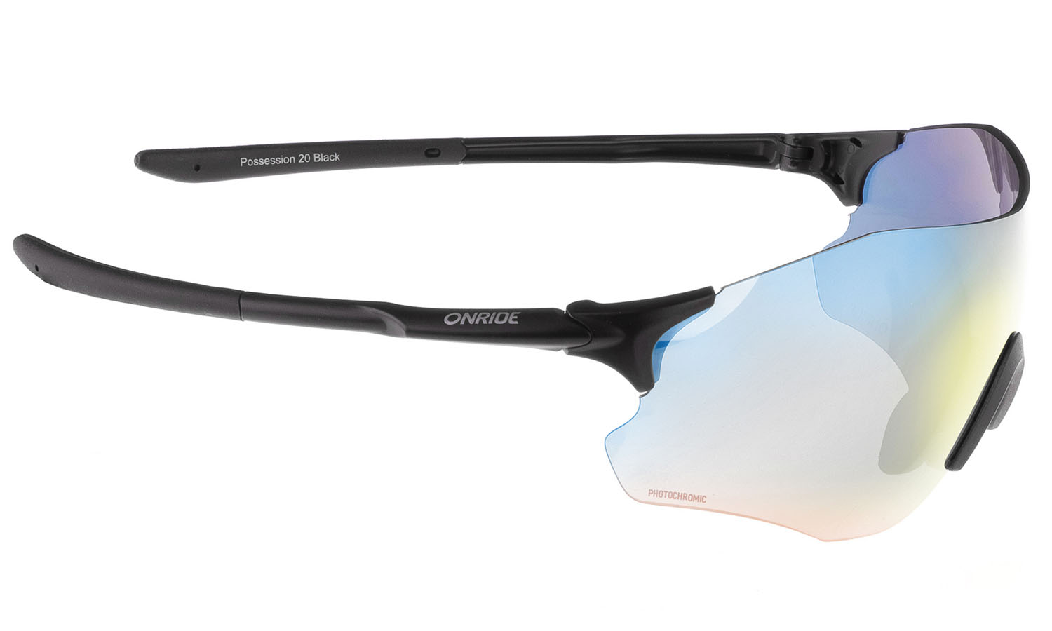 Фотография Очки ONRIDE Possession 20 матовые черные с линзами Photochromic Revo Red (78-17%)