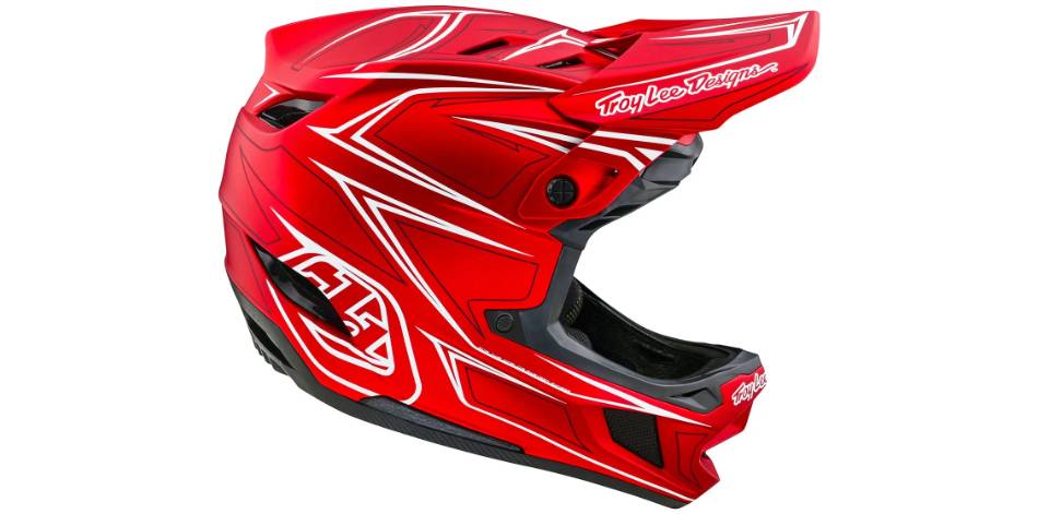 Вело шлем TLD D4 COMPOSITE размер L (58-59 см) PINNED RED 4