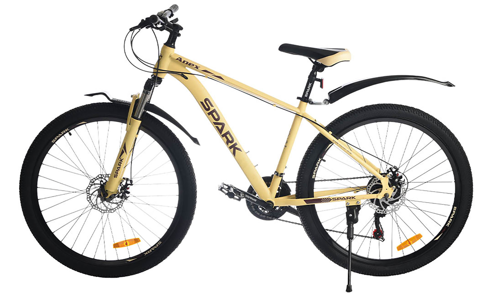 Велосипед SPARK APEX 27,5", розмір M, рама 17", рік 2026, світло-жовтий 2