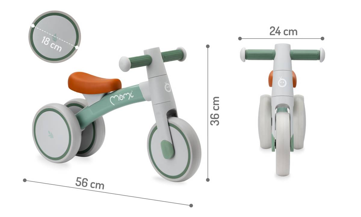 Беговел MoMi TEDI Green 10