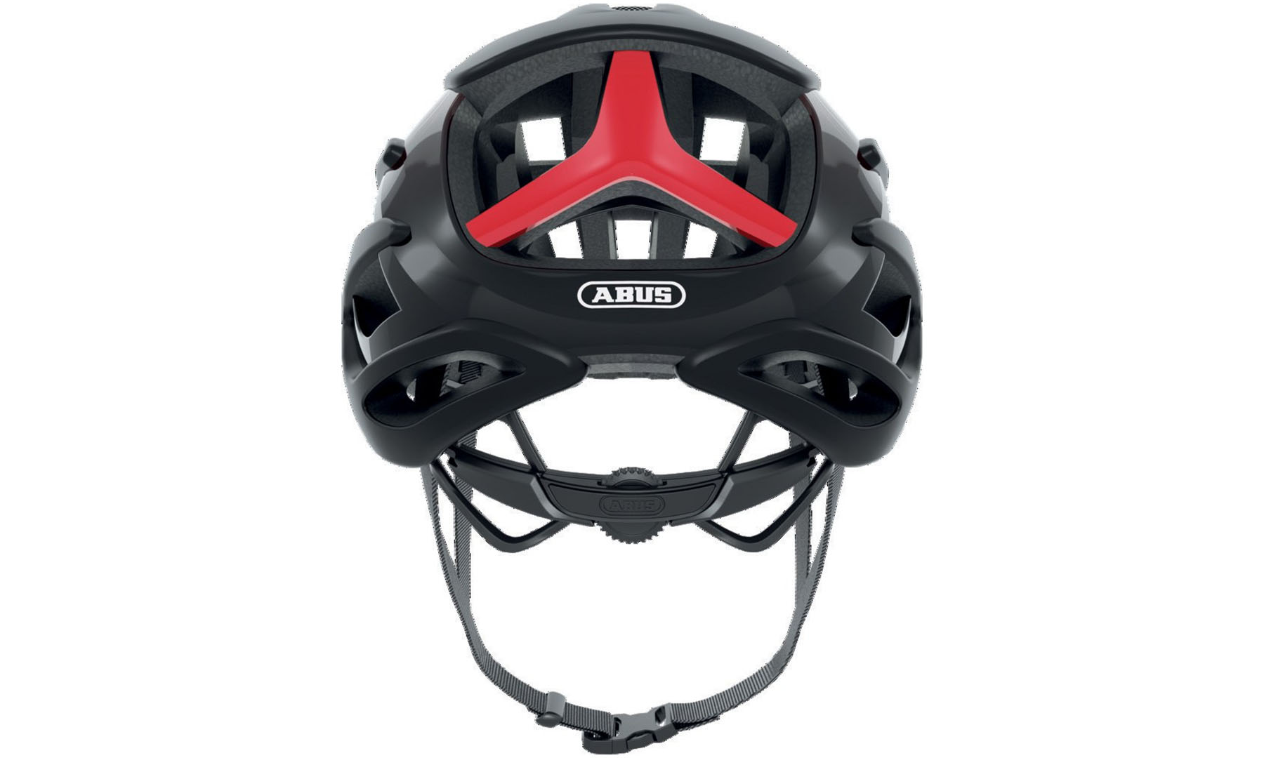 Велошлем спортивный ABUS AIRBREAKER Black Red, размер M (52-58 см), черно-красный 3