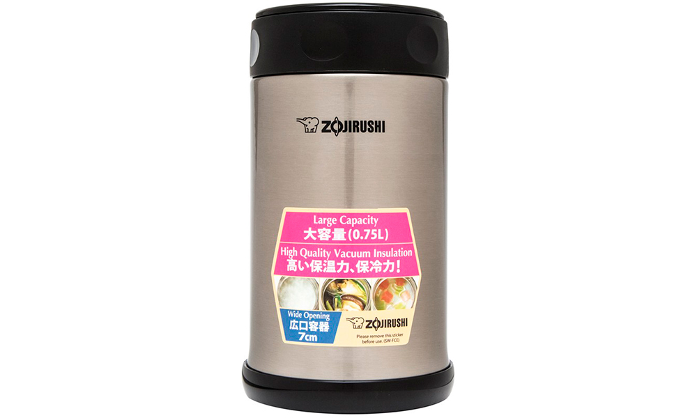 Фотография Термоконтейнер пищевой Zojirushi SW-FCE75XA 0,75 л серебристый