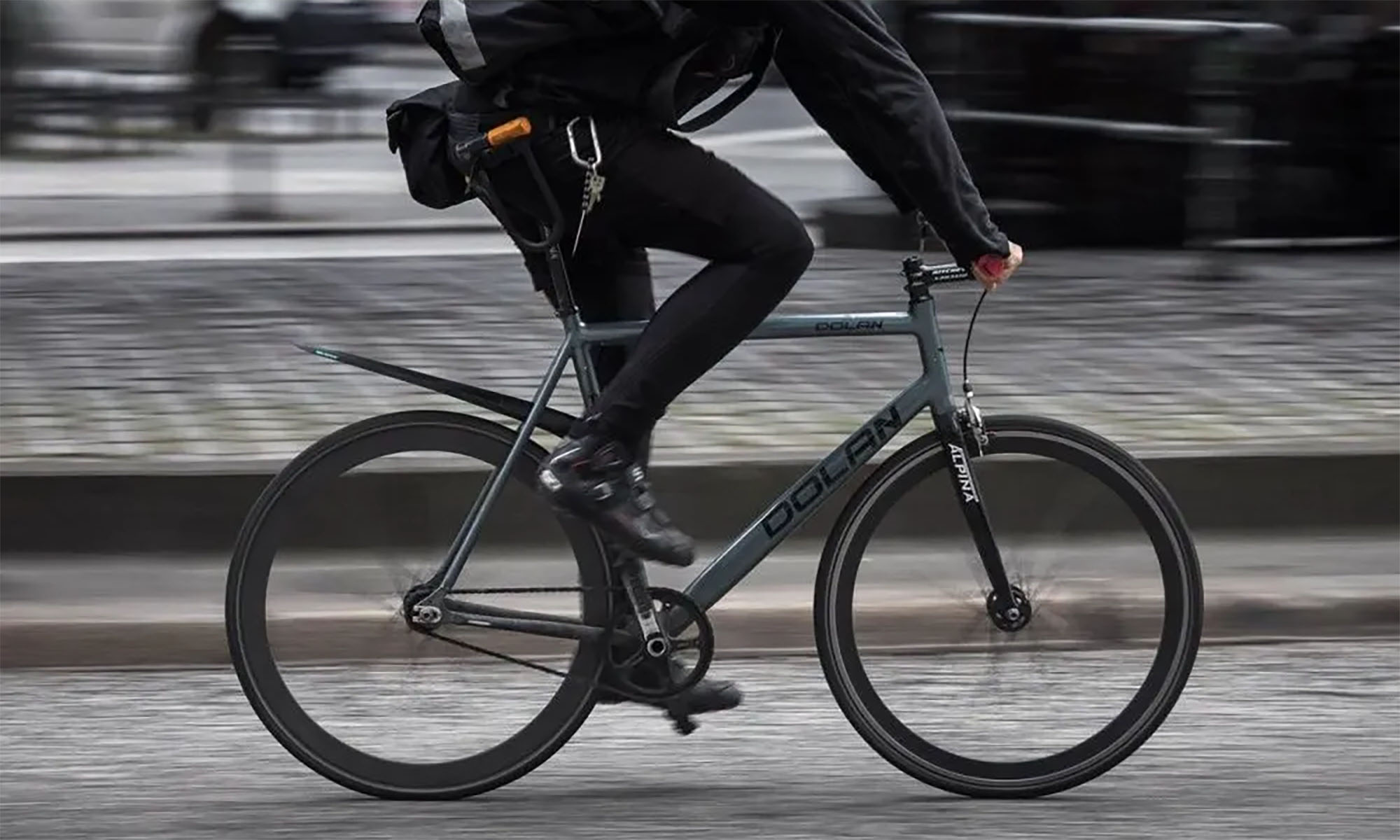 Крыло заднее ASS SAVERS Fendor Bendor Regular, черное 3