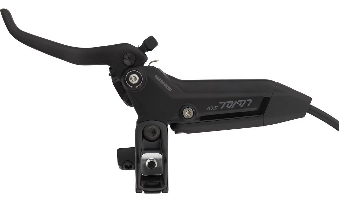 Гальмо дискове SRAM Level Silver Stealth 4 Piston - Aluminum Lever, Stainless Hardware, Reach Adj, Black Ano Front 950mm Hose 2
