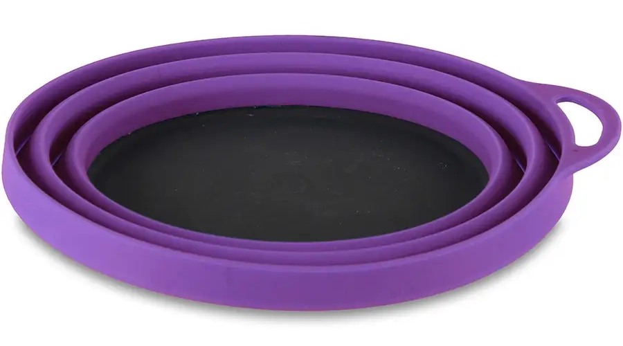 Тарелка складная для пикника Lifeventure Silicone Ellipse Bowl purple 5