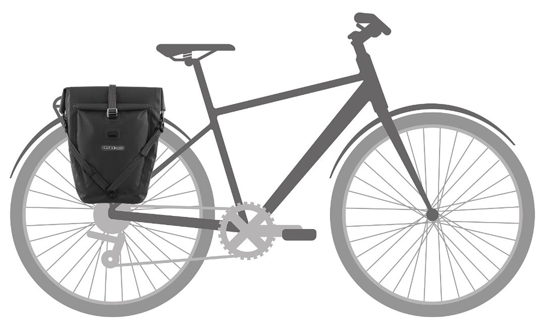 Гермосумка велосипедна Ortlieb Back-Roller Plus чорна 23 л 3 Гермосумка велосипедна Ortlieb Back-Roller Plus чорна 23 л 3