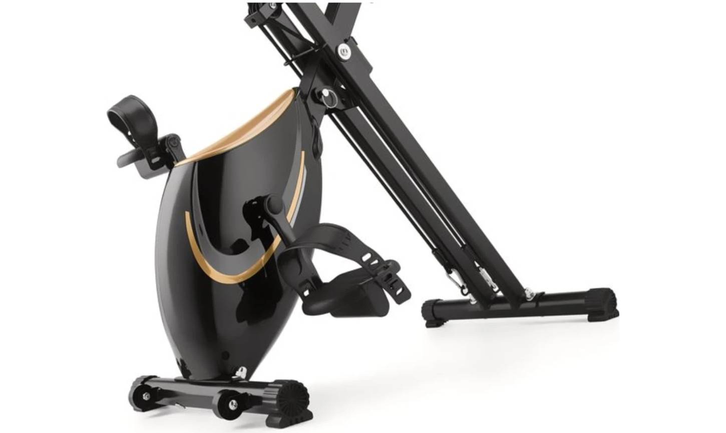 Велотренажер Gymtek FX600 магнітний складаний з золотими еспандерами 2 Велотренажер Gymtek FX600 магнітний складаний з золотими еспандерами 2