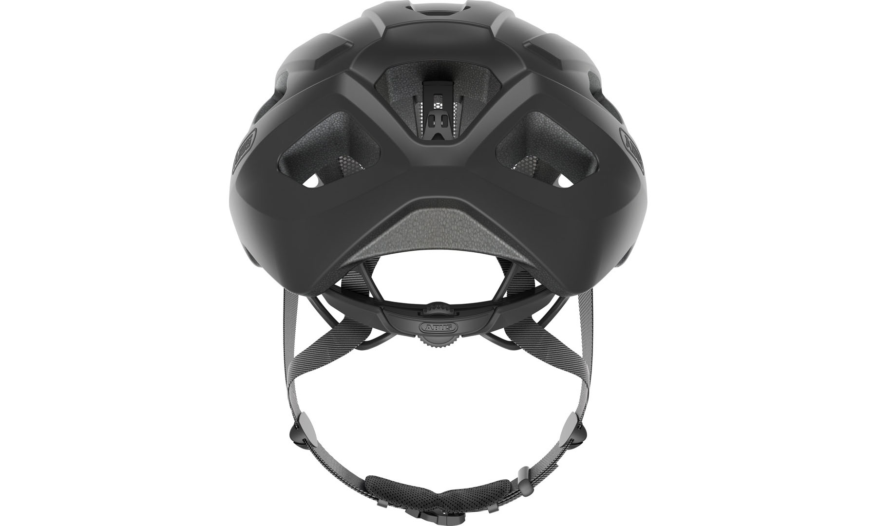 Велошлем спортивный ABUS MACATOR matt black, размер M (52-58 см), черный матовый 2 Велошлем спортивный ABUS MACATOR matt black, размер M (52-58 см), черный матовый 2