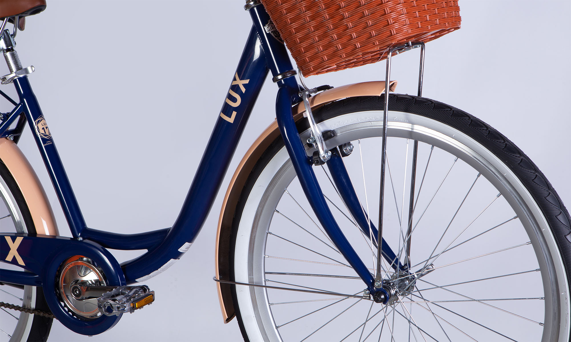Фотографія Велосипед Dorozhnik LUX Velosteel 26", розмір M, рама-17", 2025, синій 2