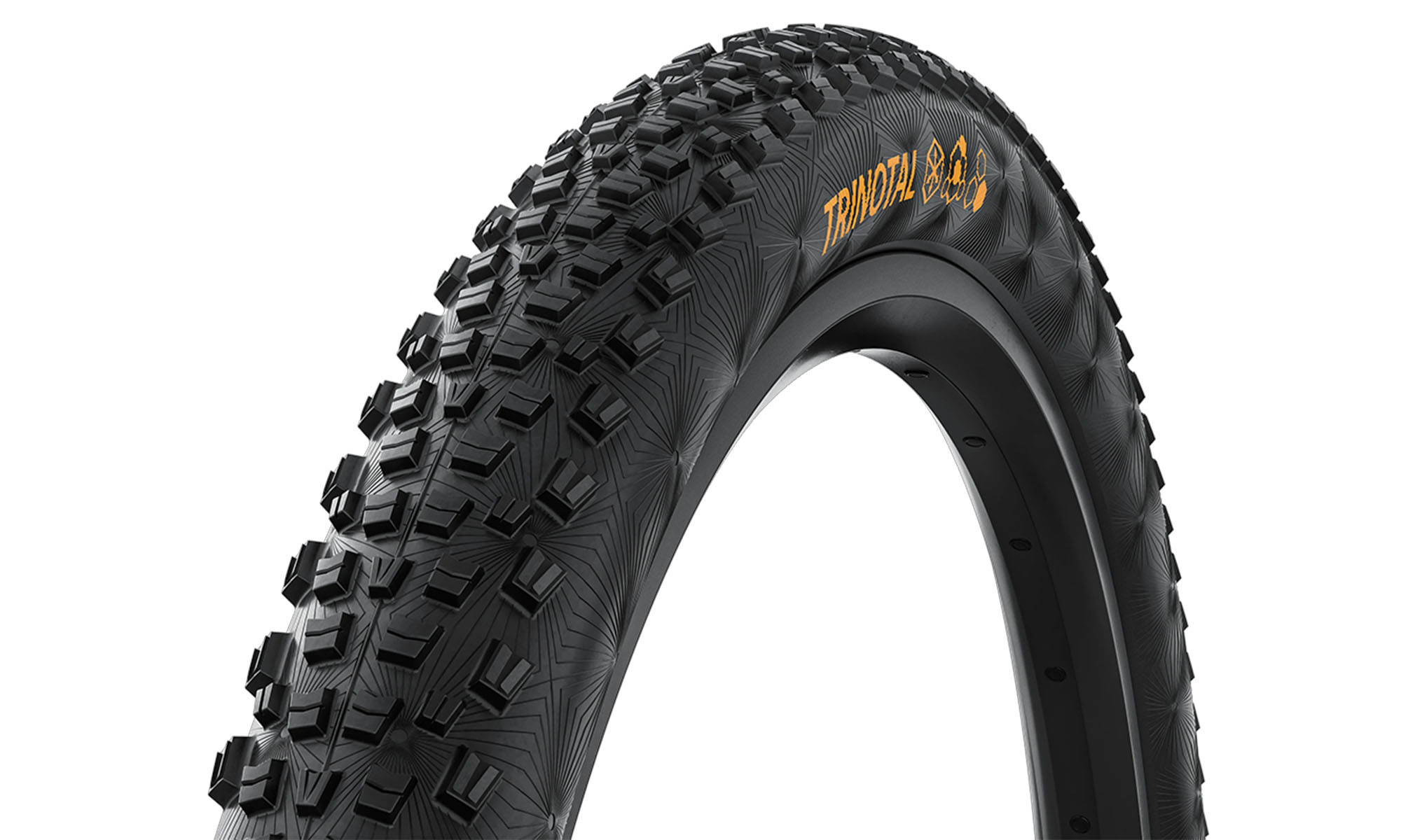 Покрышка беcкамерная Continental Trinotal Trail Rapid 29" | 29 X 2.40, черная складная, skin Покрышка беcкамерная Continental Trinotal Trail Rapid 29" | 29 X 2.40, черная складная, skin