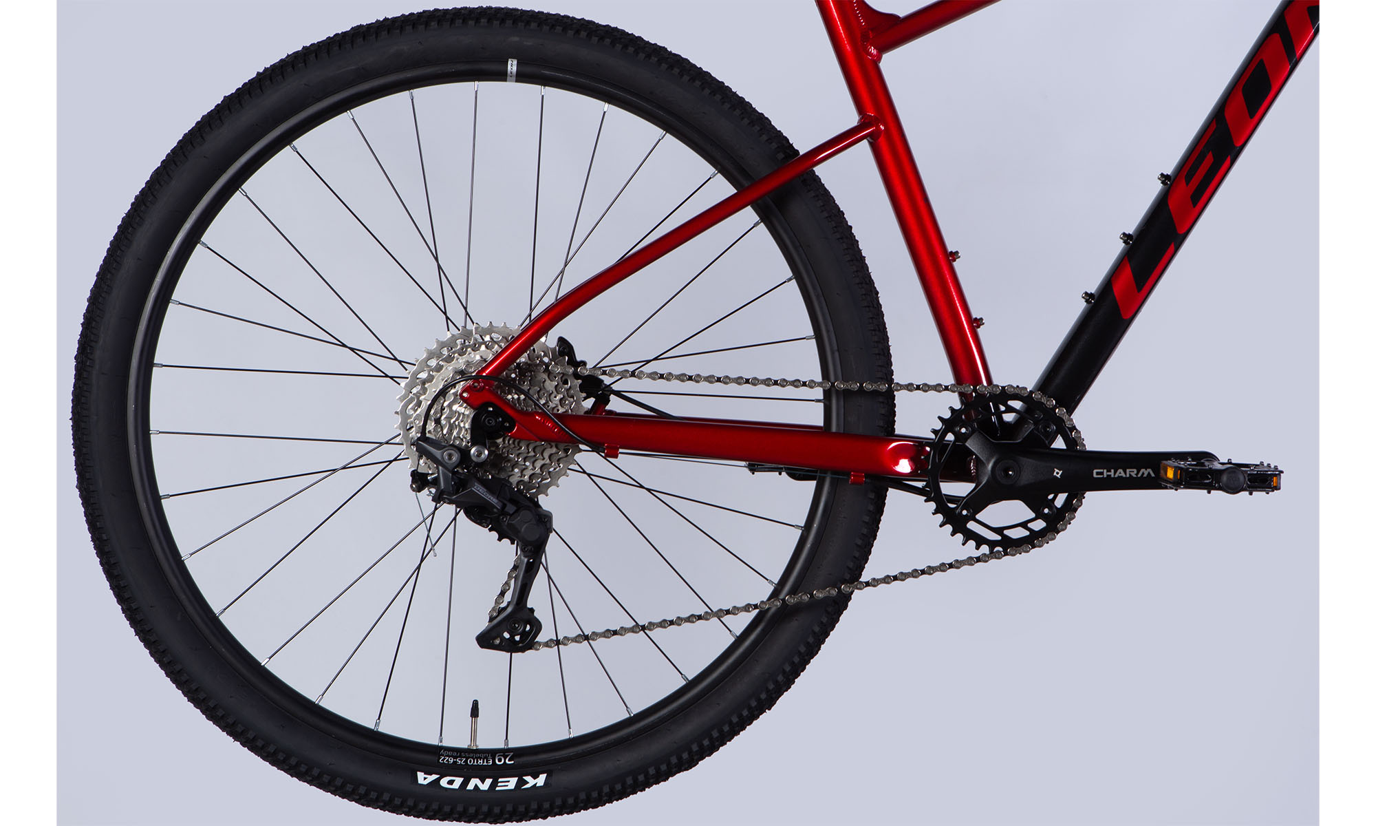 Leon TN 75 HDD 29 Велосипед, розмір L, кадр 19 ", 2025 рік, чорний і червоний 5