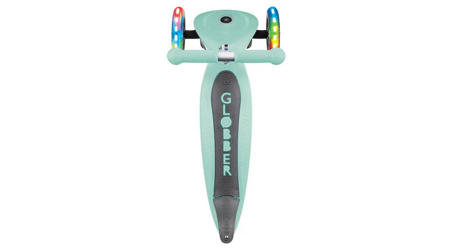 Самокат GLOBBER GO UP FOLDABLE PLUS LIGHTS мятный, 1.5+ 3