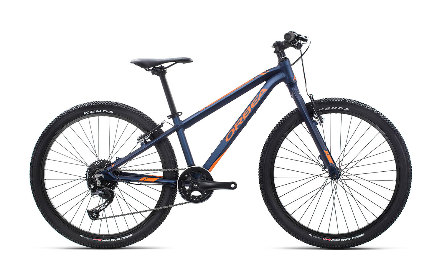 Фотография Велосипед Orbea MX 24 TEAM (2019) 2019 Сине-оранжевый 