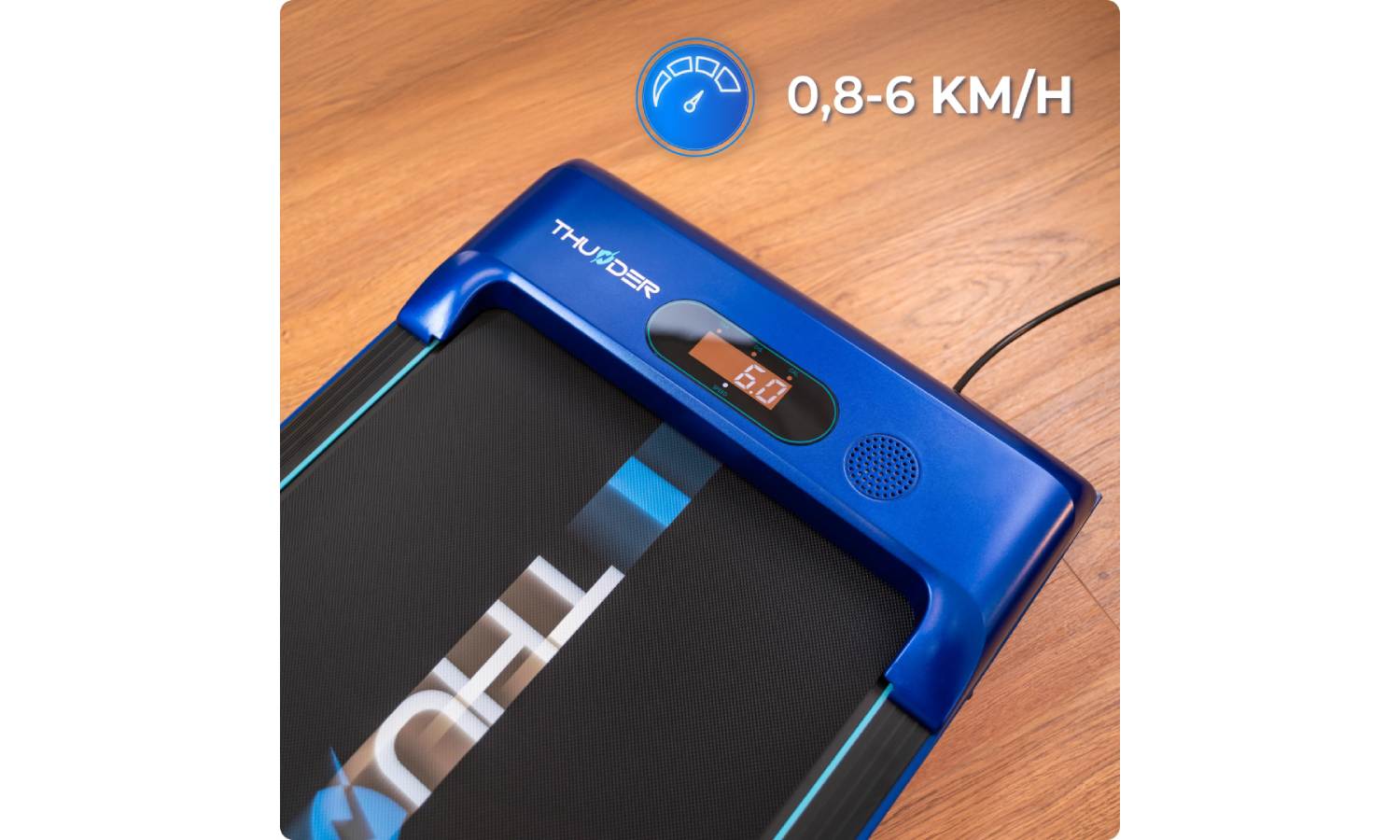 Бігова доріжка електрична THUNDER IDEA-BLUE 4