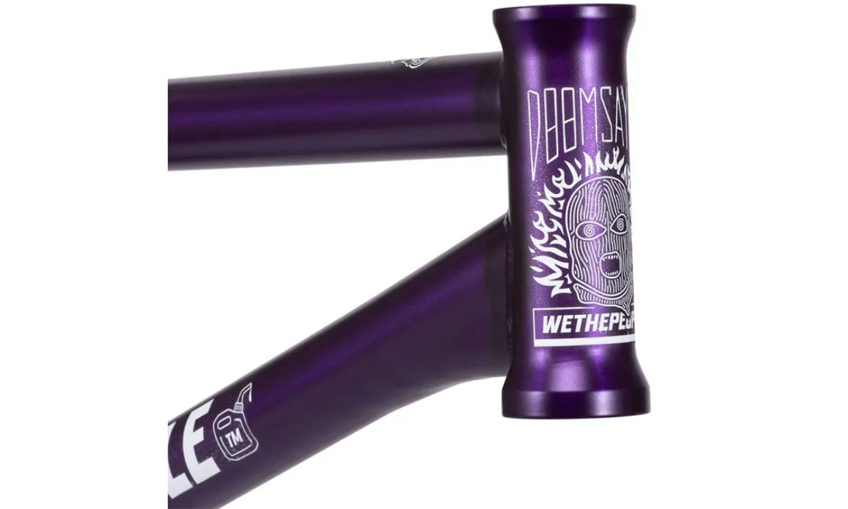 Рама WeThePeople DOOMSAYER 20.5"TT Jordan Godwin Signature фиолетово-черная 3 Рама WeThePeople DOOMSAYER 20.5"TT Jordan Godwin Signature фиолетово-черная 3