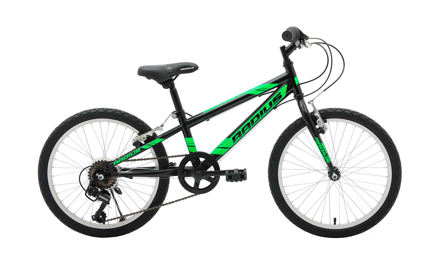 Велосипед 20" Radius Throttle (2018) 2018 Черно-зеленый
