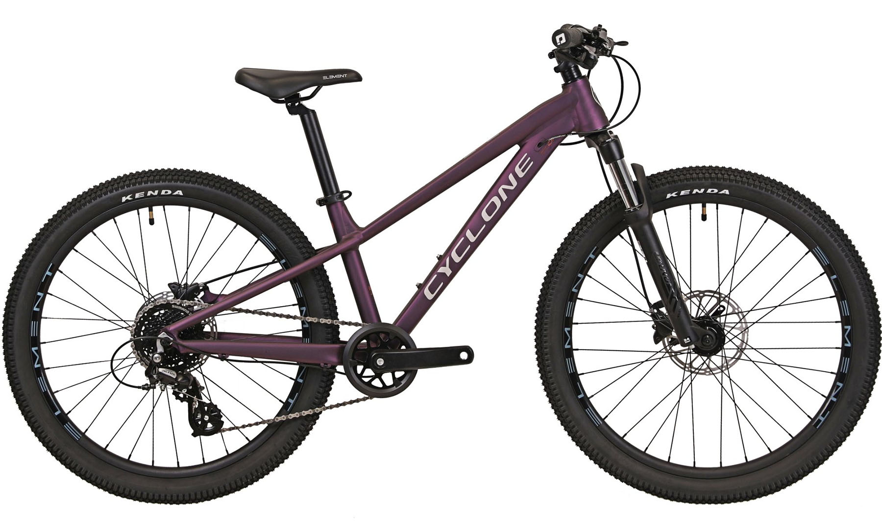 Фотография Велосипед Cyclone DREAM 24" размер рамы XXS 2024 Фиолетовый