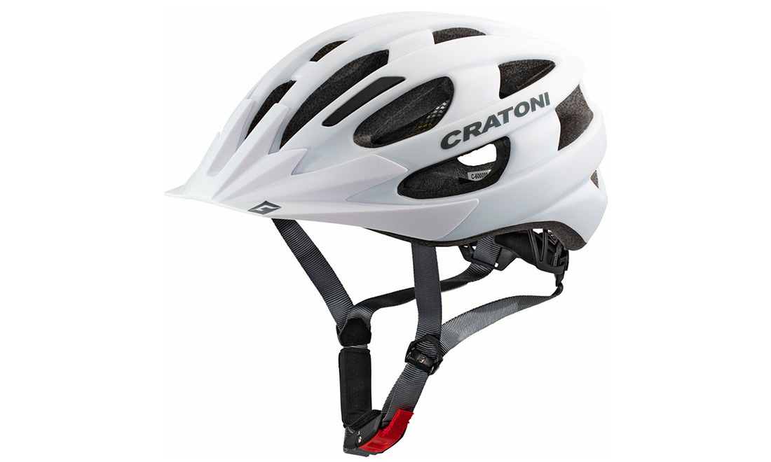 Фотографія Велосипедний шолом Cratoni Velon, розмір XXL (59-65 см) Білий
