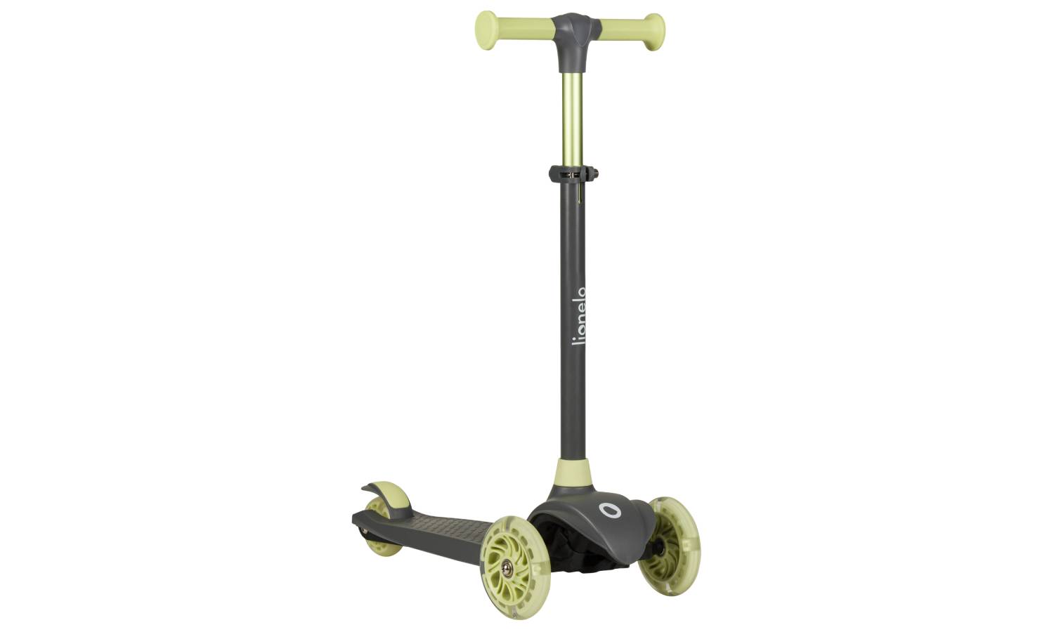 Дитячий скутер Ліонело Джессі Грей зелений 3 Дитячий скутер Ліонело Джессі Грей зелений 3