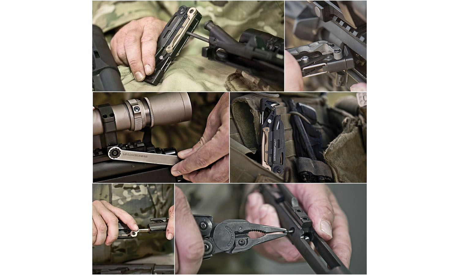 Мультинструмент Leatherman Mut-Black, чохол Molle (коричневий), картонна коробка 8
