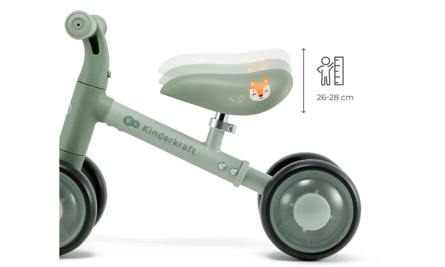 Каталка-беговел Kinderkraft Cutie Flash зеленый 8 Каталка-беговел Kinderkraft Cutie Flash зеленый 8