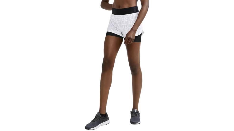 Шорти Craft CORE Charge Logo Shorts жіночі, розмір S, сезон SS 21, білий 3 Шорти Craft CORE Charge Logo Shorts жіночі, розмір S, сезон SS 21, білий 3
