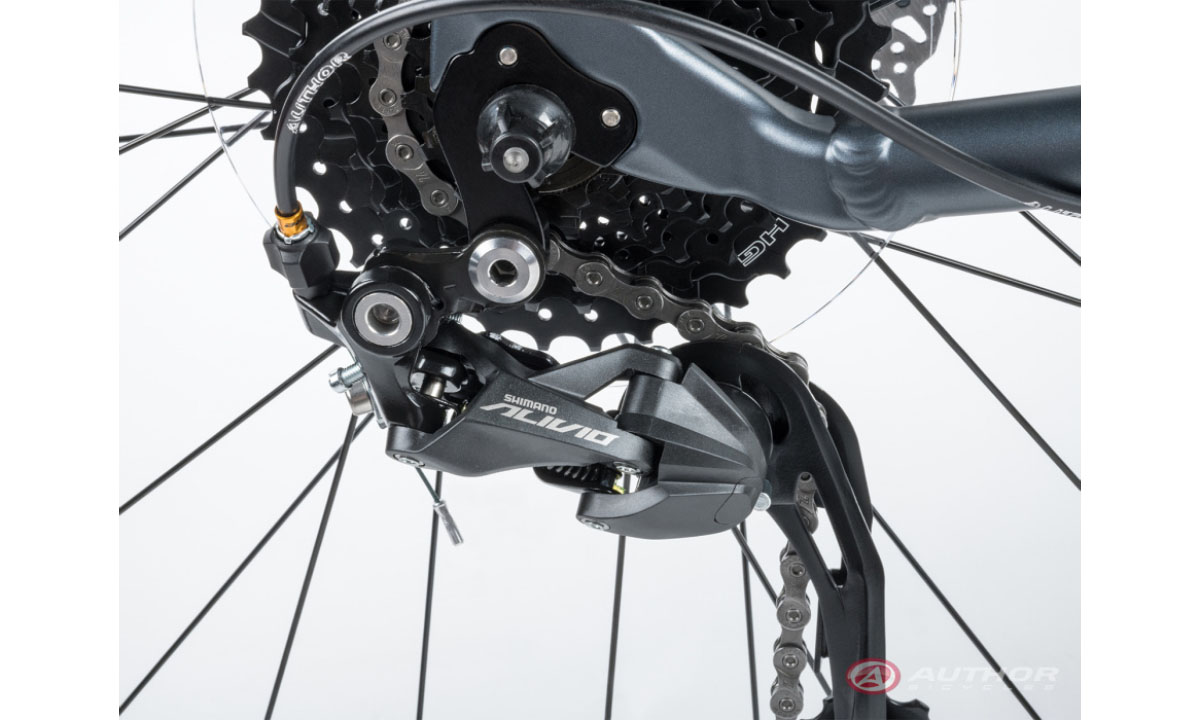 Велосипед AUTHOR Pegas 29", рама 21", 2023, колір-сріблястий (неоново жовтий) // сріблястий 6