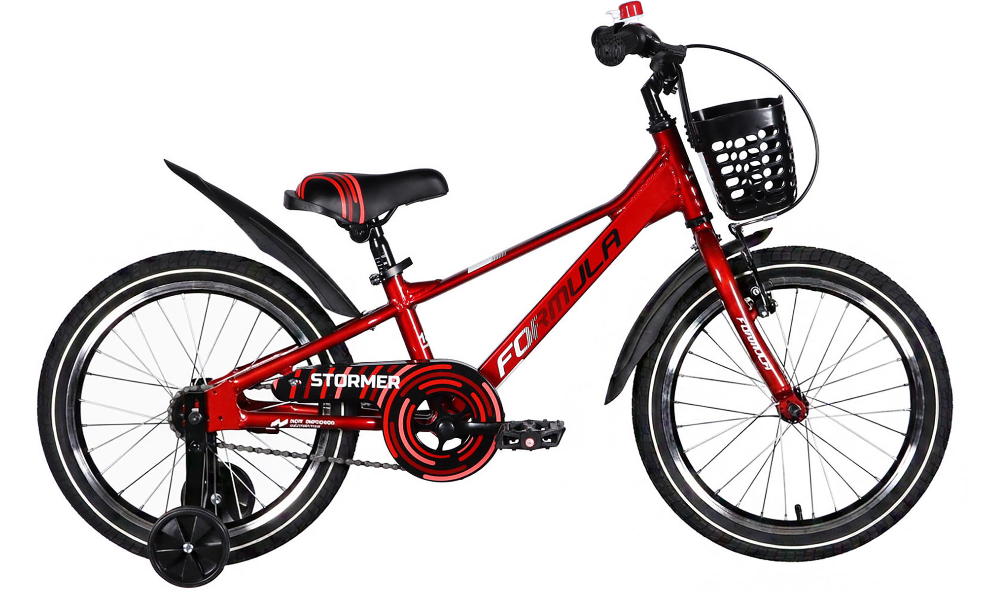 Велосипед Formula Kid STORMER BH 18", размер XXS, рама-9", год 2026, красный 