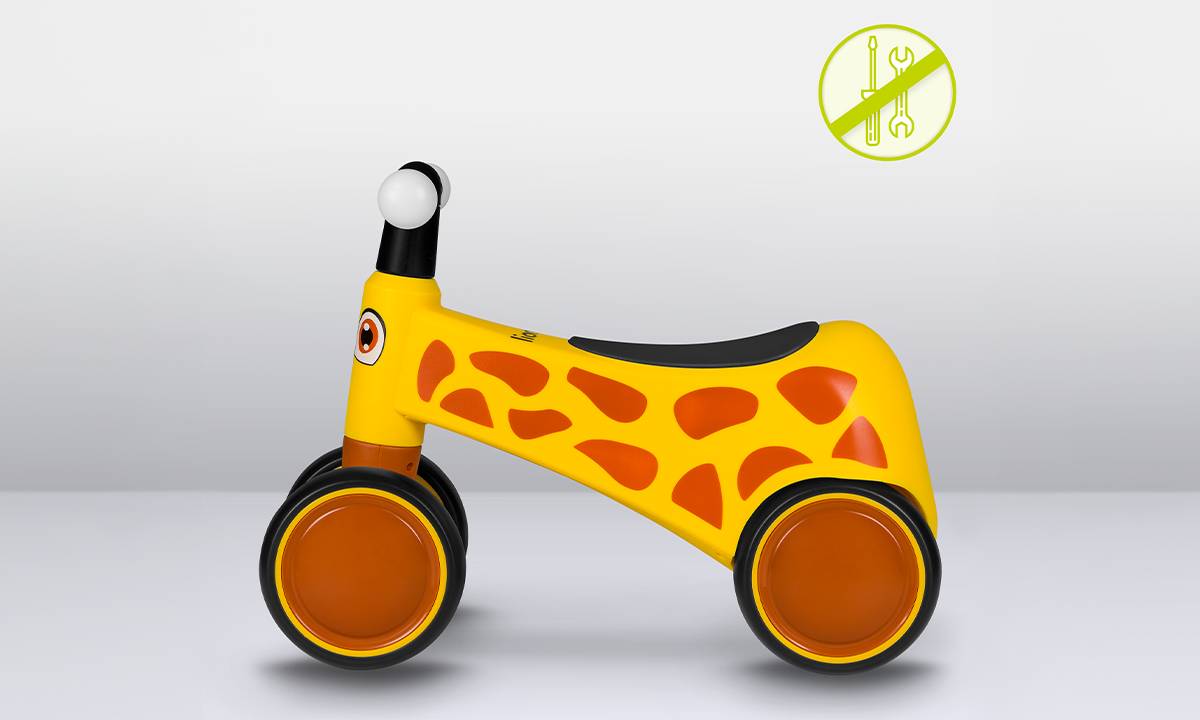 Біговел Lionelo SAMMY  YELLOW  HONEY 3