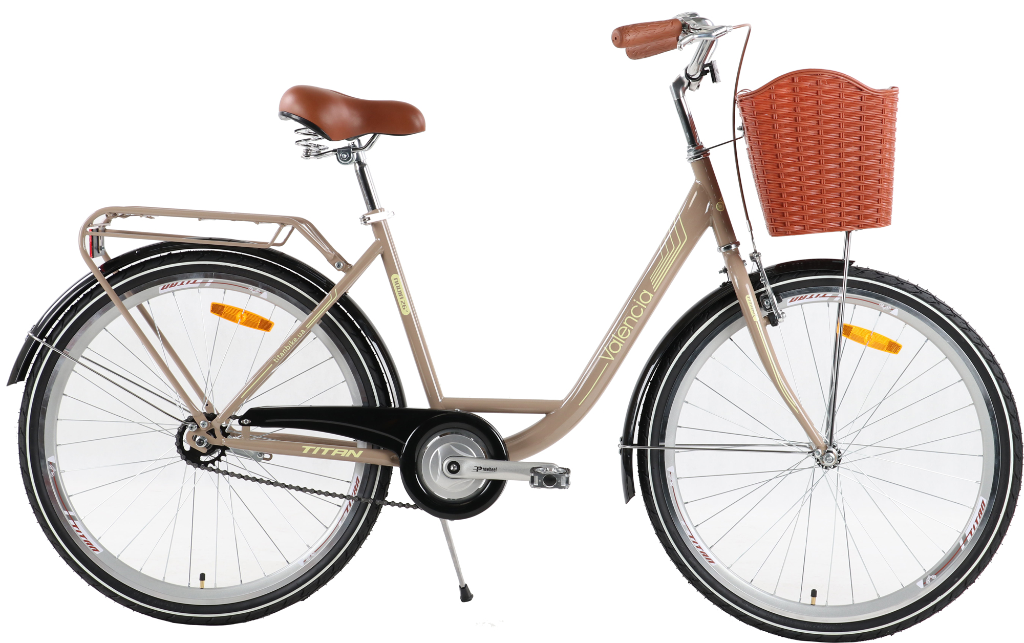 Фотография Велосипед Titan Valencia 26" размер М рама 18 2022 Коричневый