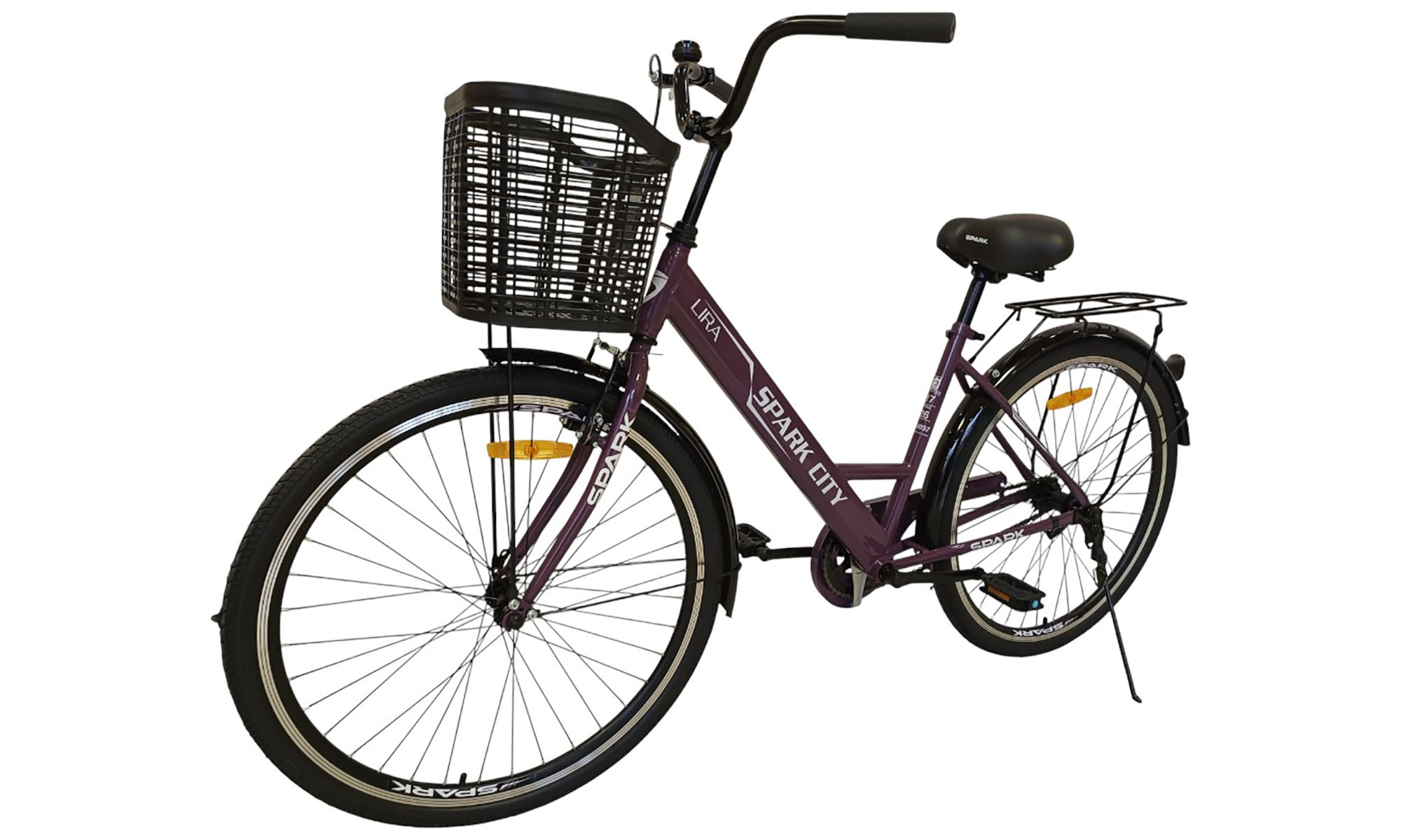 Велосипед SPARK CITY LIRA 26", размер M, рама 17", год 2026, фиолетовый 5