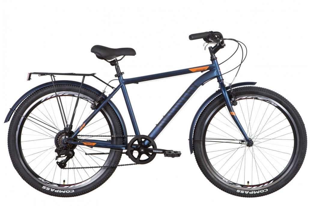 Велосипед Discovery PRESTIGE MAN Vbr 26" розмір М рама 17 Синій 