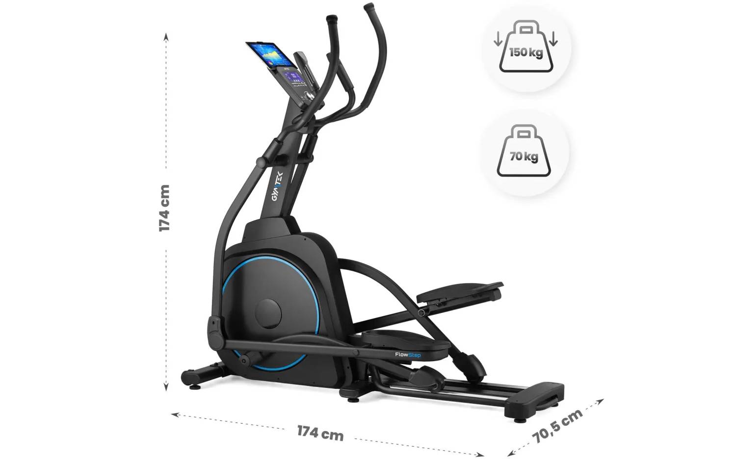 Орбитрек Gymtek XCF7500 электромагнитный 2