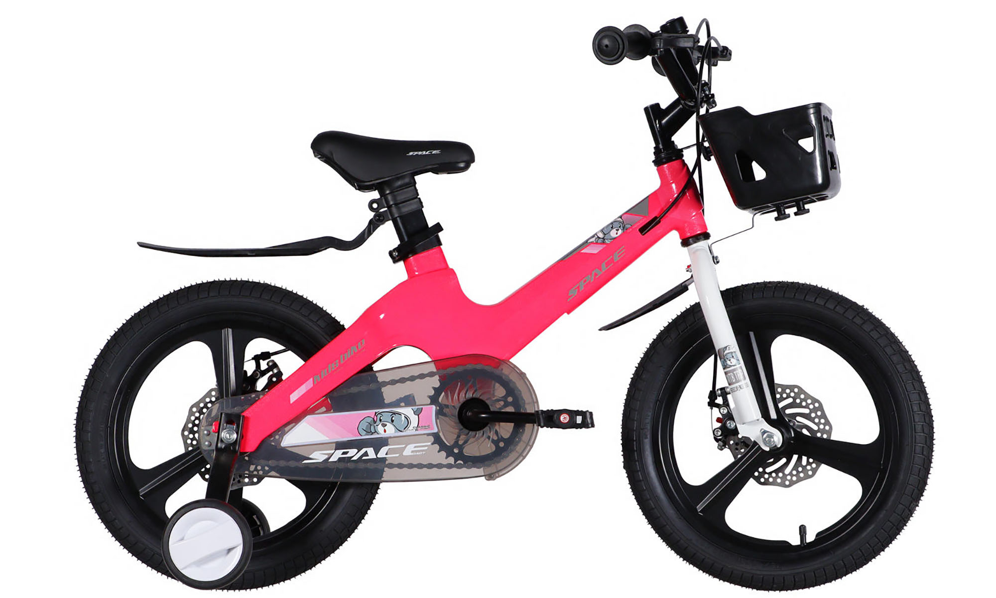 Велосипед SPACE KID MOON DD 16", размер XXS, рама-9", год 2026, розовый Велосипед SPACE KID MOON DD 16", размер XXS, рама-9", год 2026, розовый