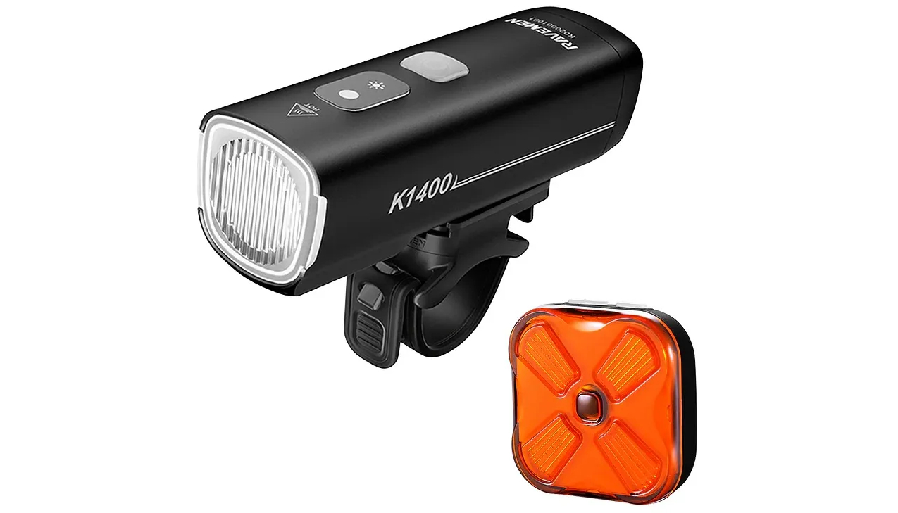 Комплект света Ravemen LS34 : K1400 + CL06 (1400 + 50 lm, 4000 + 500 mAh) 