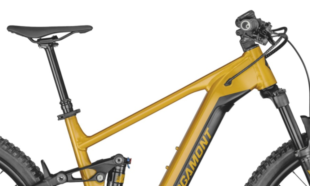 Фотографія Велосипед Bergamont E-Contrail Pro 29" (2021) 2021 Жовто-чорний 4