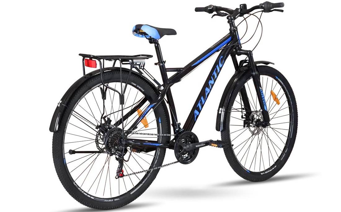 Велосипед Atlantic Proton NS 27,5" розмір M рама 17 2024 Чорно-синій 2
