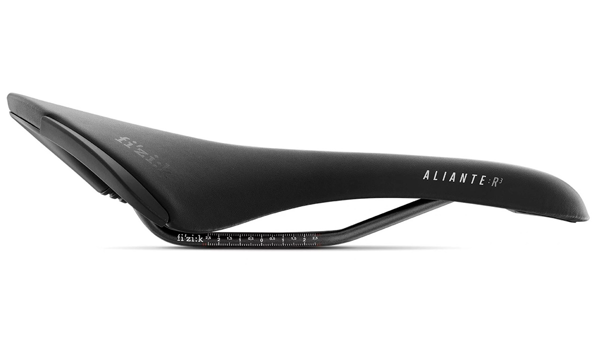 Седло Fizik ALIANTE R3 OPEN REGULAR (муж.), размер 278x142 мм, черное 2