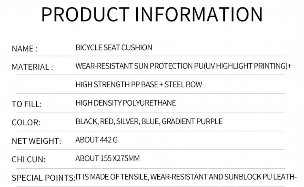 Седло Toopre ZD-442 с вентиляционным отверстием, черное с розовым 2