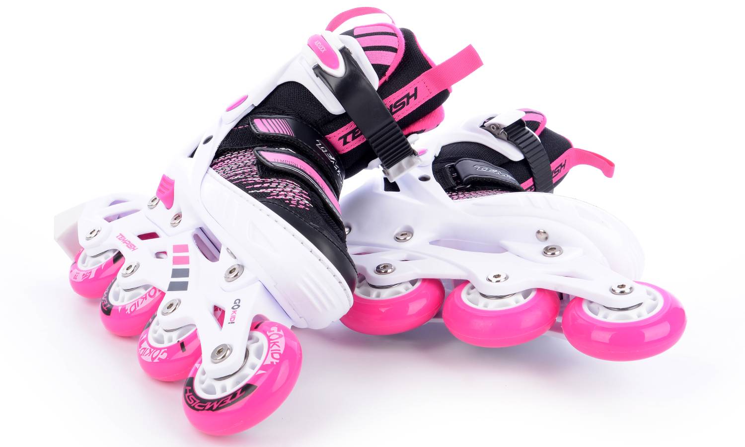 Роликовые коньки Tempish GOKID GIRL, размер 37-40 Бело-розовый 10